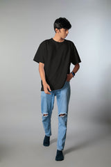 Relaxed crew (100% Cotton oversized tshirt)