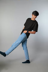 Relaxed crew (100% Cotton oversized tshirt)