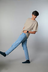 Relaxed crew (100% Cotton oversized tshirt)