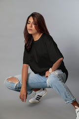 Relaxed crew (100% Cotton oversized tshirt)