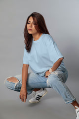 Relaxed crew (100% Cotton oversized tshirt)