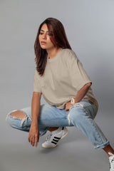 Relaxed crew (100% Cotton oversized tshirt)