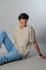 Relaxed crew (100% Cotton oversized tshirt)