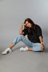 Relaxed crew (100% Cotton oversized tshirt)