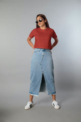 Barely crop (100% Cotton crop top)