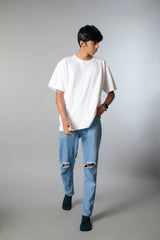 Relaxed crew (100% Cotton oversized tshirt)