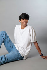 Relaxed crew (100% Cotton oversized tshirt)