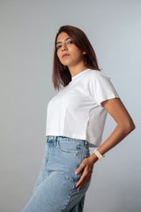 Barely crop (100% Cotton crop top)