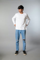 Extended crew (100% Cotton full sleeves tshirt)