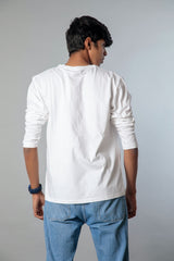 Extended crew (100% Cotton full sleeves tshirt)