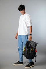 Extended crew (100% Cotton full sleeves tshirt)