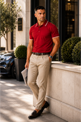 Solo Formali X Todo Basique Luxe Polo (100% Mercerised Cotton collared tshirt)