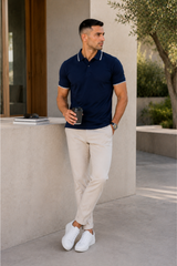 Solo Formali X Todo Basique Luxe Polo (100% Mercerised Cotton collared tshirt)