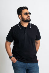 Solo Formali X Todo Basique Luxe Polo (100% Mercerised Cotton collared tshirt)