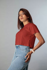 Barely crop (100% Cotton crop top)