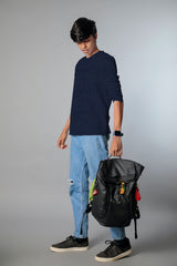 Extended crew (100% Cotton full sleeves tshirt)