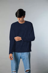 Extended crew (100% Cotton full sleeves tshirt)