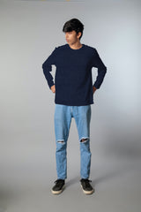 Extended crew (100% Cotton full sleeves tshirt)