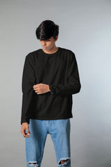 Extended crew (100% Cotton full sleeves tshirt)