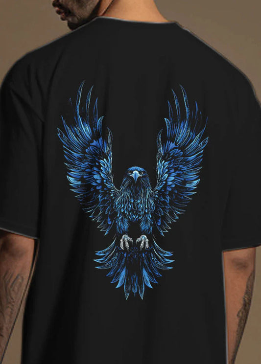 Printed Eagle Oversized T-shirt (100% Cotton oversized tshirt)