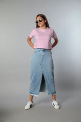 Barely crop (100% Cotton crop top)