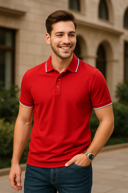 Solo Formali X Todo Basique Luxe Polo (100% Mercerised Cotton collared tshirt)