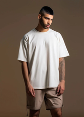 Printed Cherry Blossom Dragon Oversized T-shirt  (100% Cotton oversized tshirt)