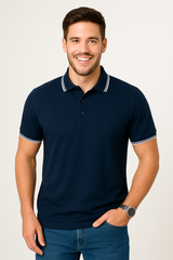 Solo Formali X Todo Basique Luxe Polo  (100% Mercerised Cotton collared tshirt)