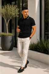 Solo Formali X Todo Basique Luxe Polo  (100% Mercerised Cotton collared tshirt)