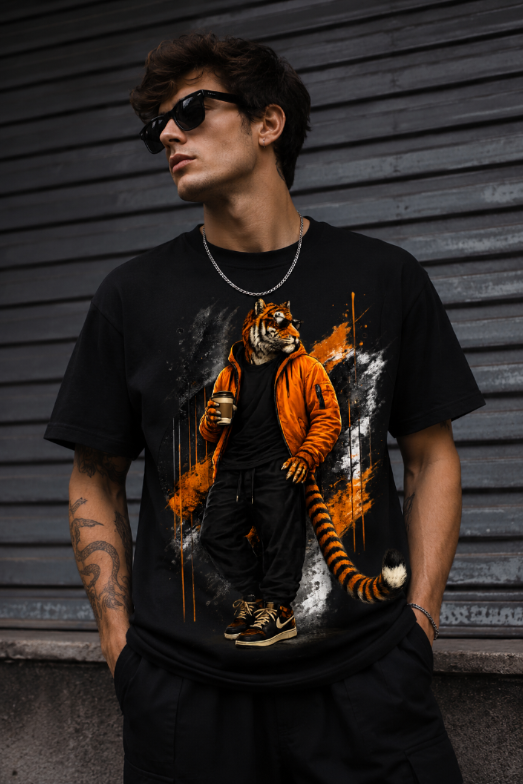 Tiger Vibe Core Crew (100% Cotton round neck tshirt)