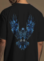 Printed Eagle Oversized T-shirt  (100% Cotton oversized tshirt)