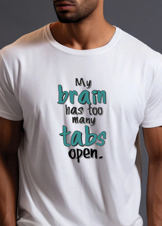 Brain Tabs Core Crew (100% Cotton round neck tshirt)