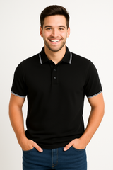 Solo Formali X Todo Basique Luxe Polo  (100% Mercerised Cotton collared tshirt)