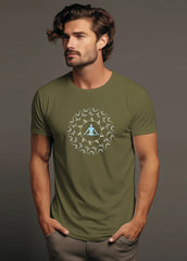 Yoga Surya Namaskar Core Crew (100% Cotton round neck tshirt)