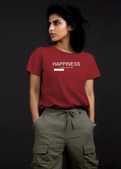Happiness Loading Core Crew (100% Cotton round neck tshirt)