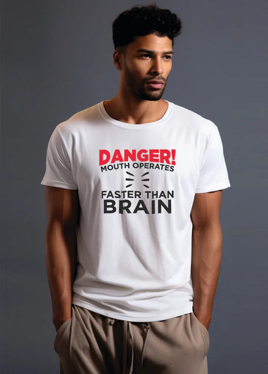 Brain Works Faster Core Crew (100% Cotton round neck tshirt)
