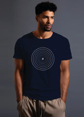 White Om Core Crew (100% Cotton round neck tshirt)