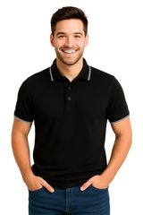 Solo Formali X Todo Basique Luxe Polo  (100% Mercerised Cotton collared tshirt)