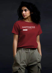 Happiness Loading Core Crew (100% Cotton round neck tshirt)